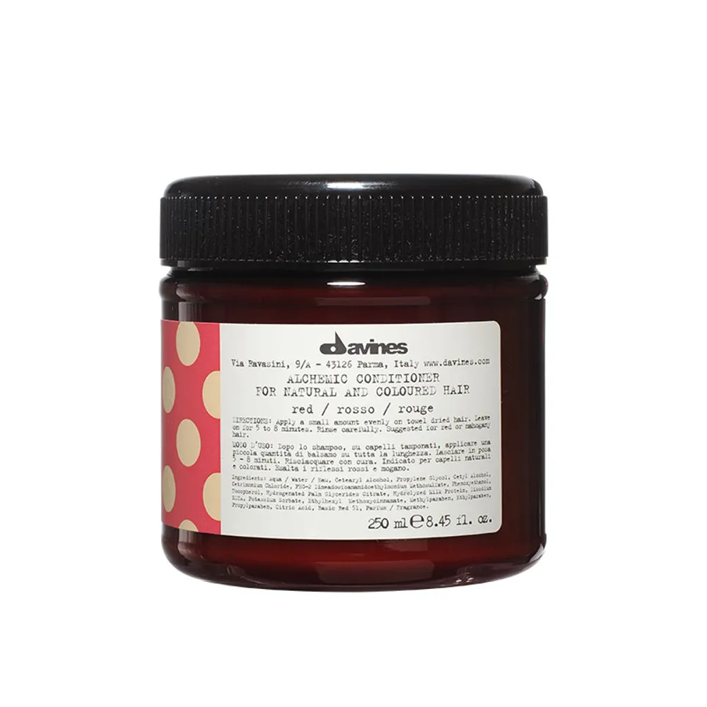 Davines Alchemic Red Conditioner tooniv palsam punastele ja mahagonitooni juustele 250ml